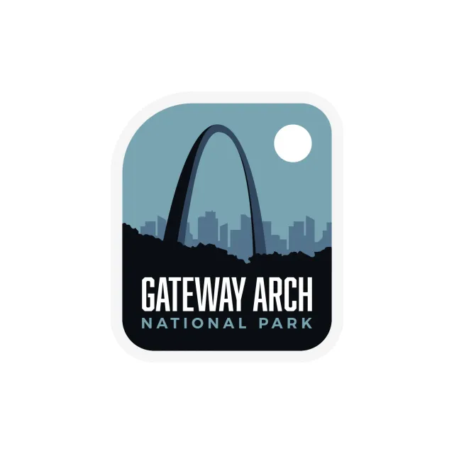 Vagabond Heart Gateway Arch klistermærke vejrbestandig