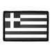 Pull Patch Greece Flag patch velcro sort hvid