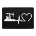 Pull Patch Oil Rig Heartbeat patch 76x51 mm velcro