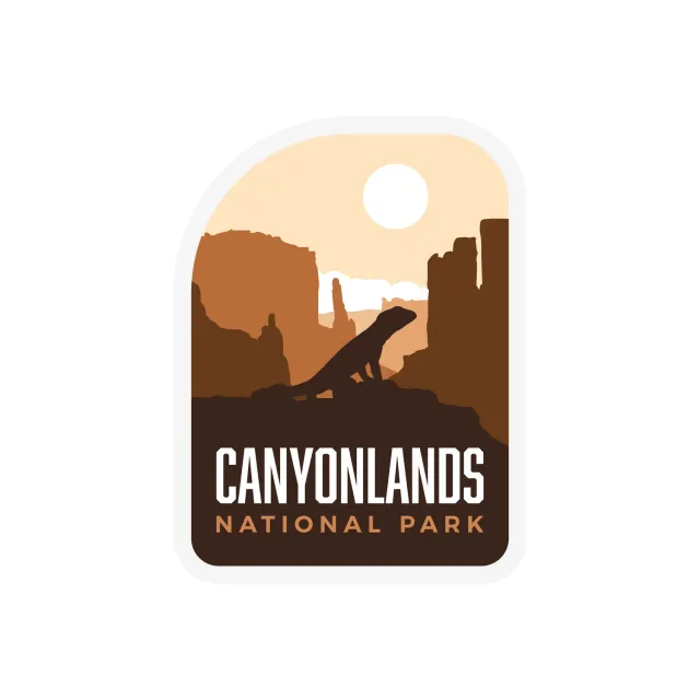 Vagabond Heart Canyonlands klistermærke vinyl
