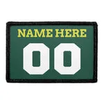 Pull Patch Jersey patch grøn-gul-hvid 9 tegn tekst