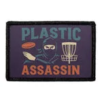 Pull Patch Plastic Assassin patch med velcro 76x51 mm