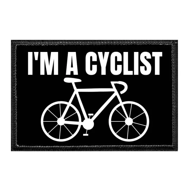 Pull Patch I'm A Cyclist patch til cykeltaske