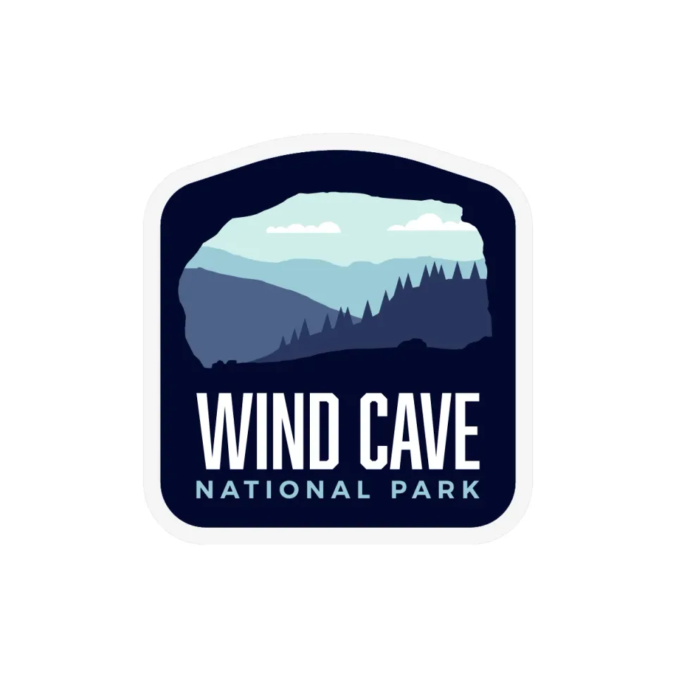 Vagabond Heart Wind Cave klistermærke mat vandtæt