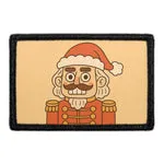 Pull Patch Nut Cracker Santa Hat julepatch velcro