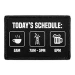Pull Patch Roughneck Schedule patch med velcro 3x2