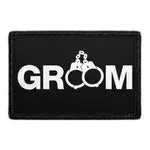 Pull Patch Groom Handcuffs velcromærke bryllup