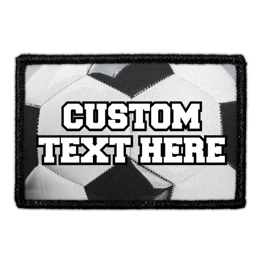 Pull Patch Custom volleyball patch med egen tekst 76mm