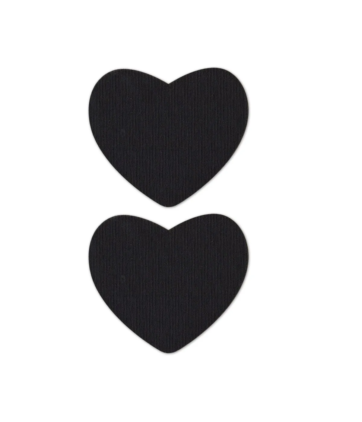FabPatch EXTREME Black Hearts tekstillapper 2 stk slidstærke