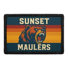 Pull Patch Sunset Maulers patch med velcro – solnedgang