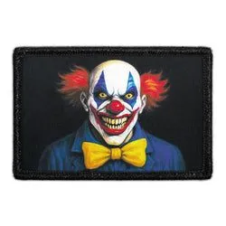 Pull Patch Stained Smile klovnepatch 3x2 velcro