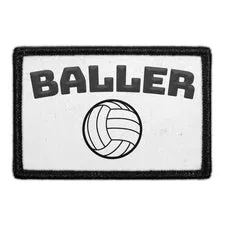Pull Patch Baller Volleyball patch med velcro