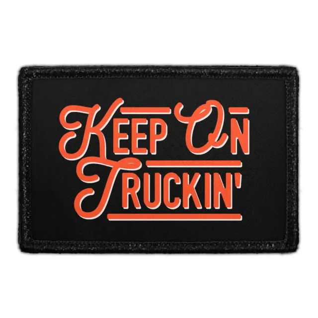 Pull Patch Keep On Truckin' patch med velcro 1 stk