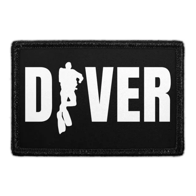 Pull Patch Diver patch med velcro dykker