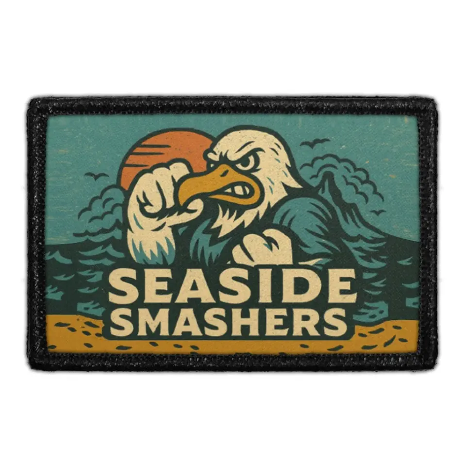 Pull Patch Seaside Smashers patch med velcro 7,6x5 cm