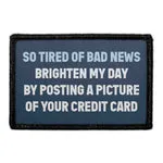 Pull Patch So Tired Of Bad News patch meme