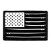 Pull Patch US Flag Surfboards Black and White patch velcro