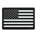 Pull Patch American Flag Black White patch sort-hvid