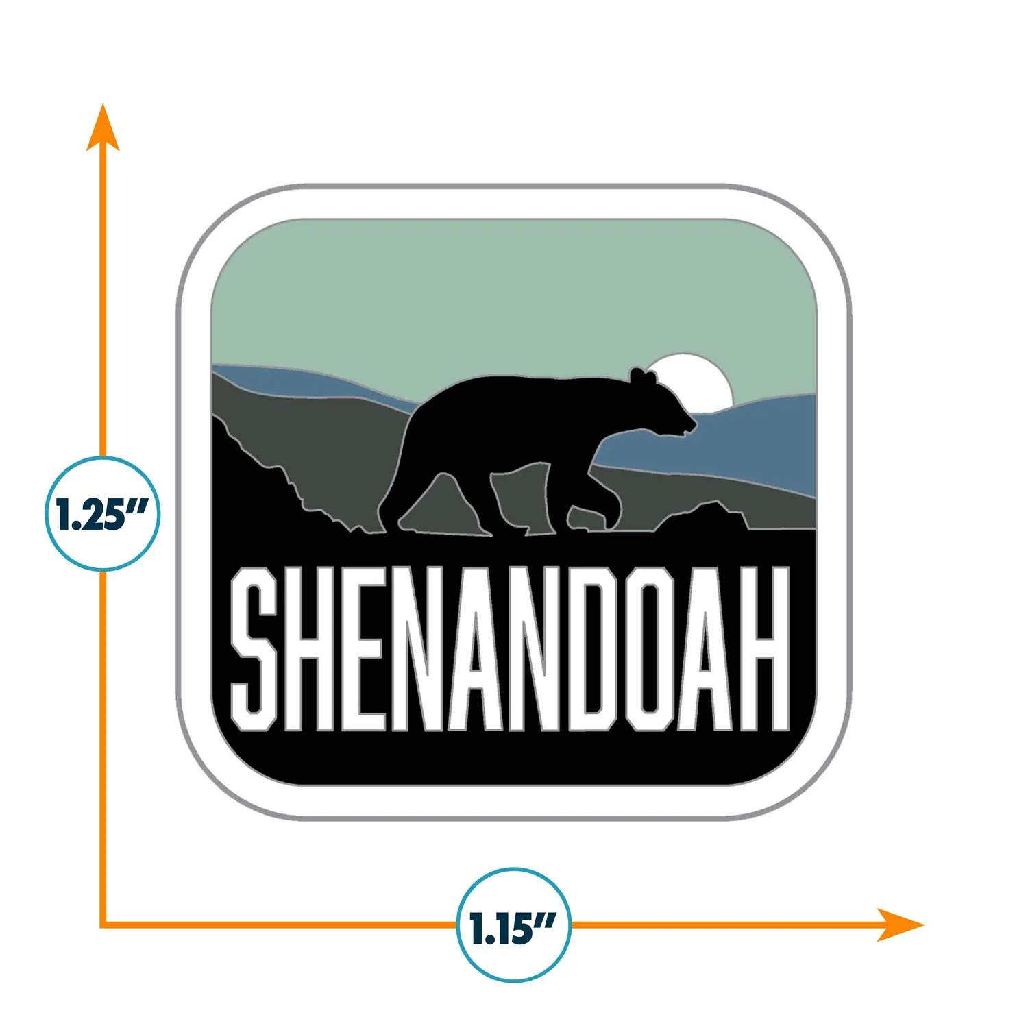 Vagabond Heart Shenandoah pin emalje