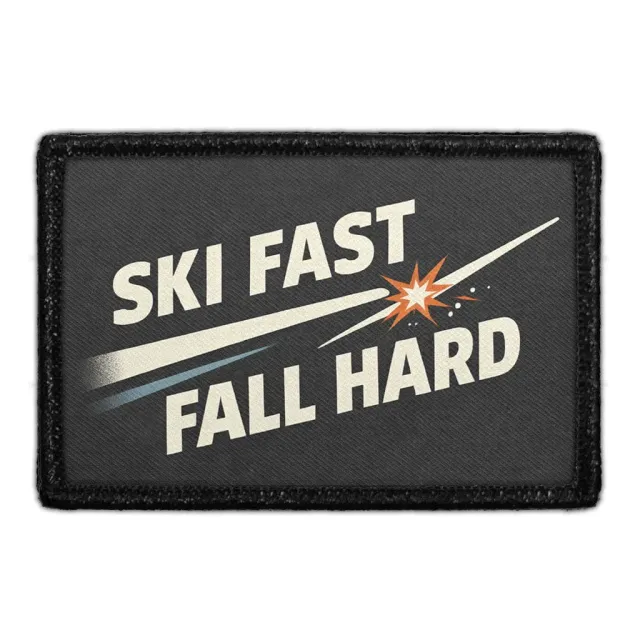 Pull Patch Ski Fast Fall Hard patch velcro 76x51 mm
