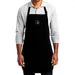 Pull Patch Premium Full Length BBQ Baking Apron forklæde sort