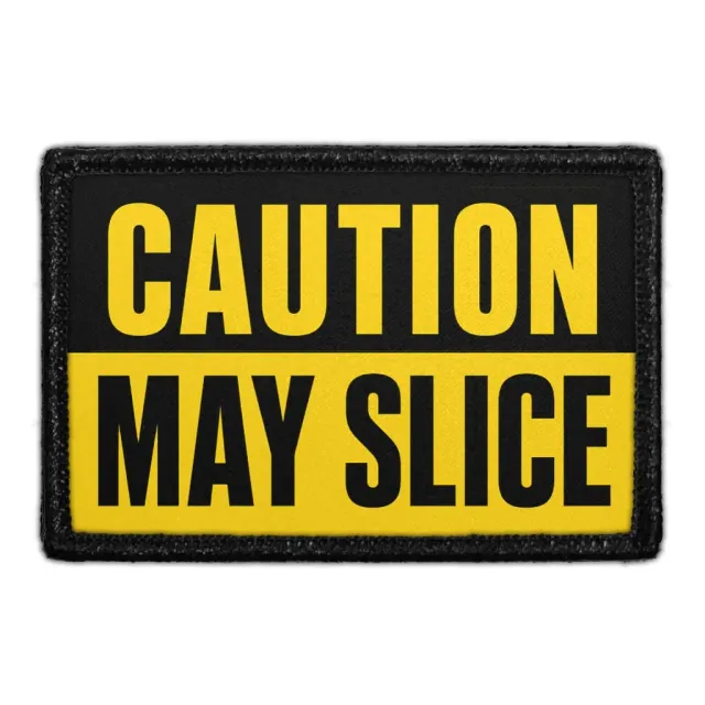 Pull Patch Caution May Slice patch 76x51 mm golf