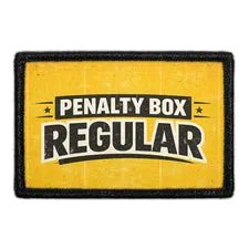 Pull Patch Penalty Box Regular patch 3x2 ishockey