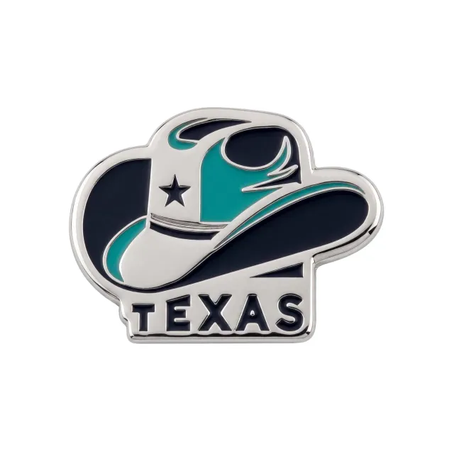 Vagabond Heart Texas emaljepin 19x25 mm hård emalje