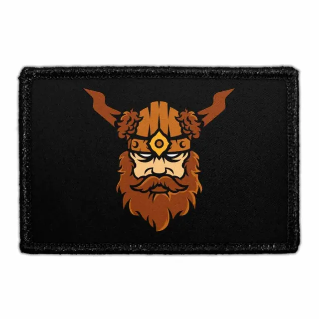 Pull Patch Viking Head patch velcro kriger
