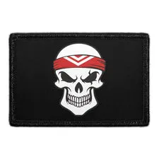 Pull Patch Gangster Skull patch 7,6x5 cm krog