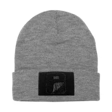 Pull Patch Premium Beanie Flexfit hue grå velcro