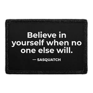 Pull Patch Sasquatch Believe velcropatch 76x51 mm motiv