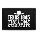Pull Patch Texas 1845 The Lone Star State patch 3x2 velcro