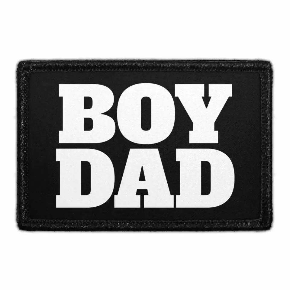Pull Patch Boy Dad patch med velcro til far