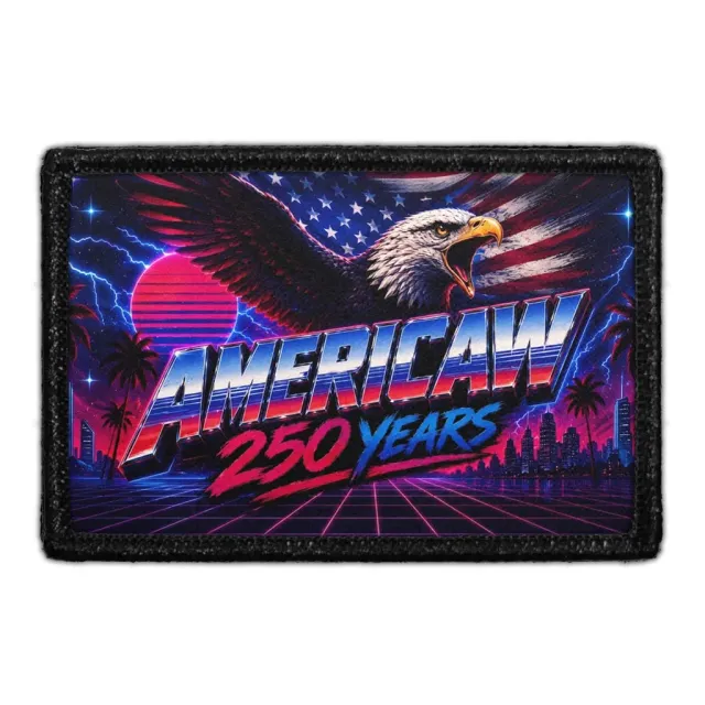 Pull Patch Americaw 250 Years patch med velcro – sjov