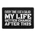 Pull Patch Eat A Salad fitness patch med velcro 1 stk