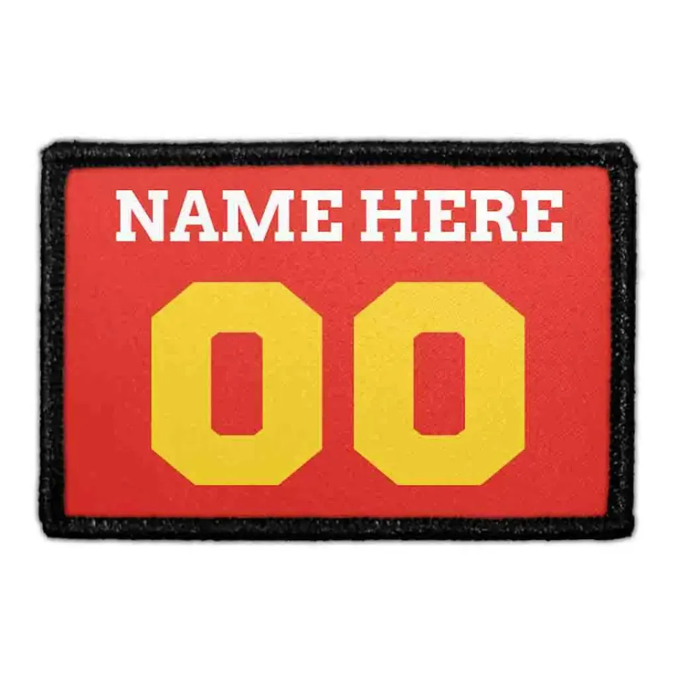 Pull Patch Jersey Red Yellow White patch trøje