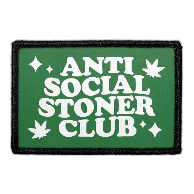 Pull Patch Anti Social Stoner Club patch 76x51