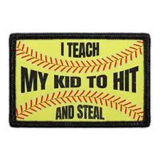 Pull Patch I Teach My Kid patch softball