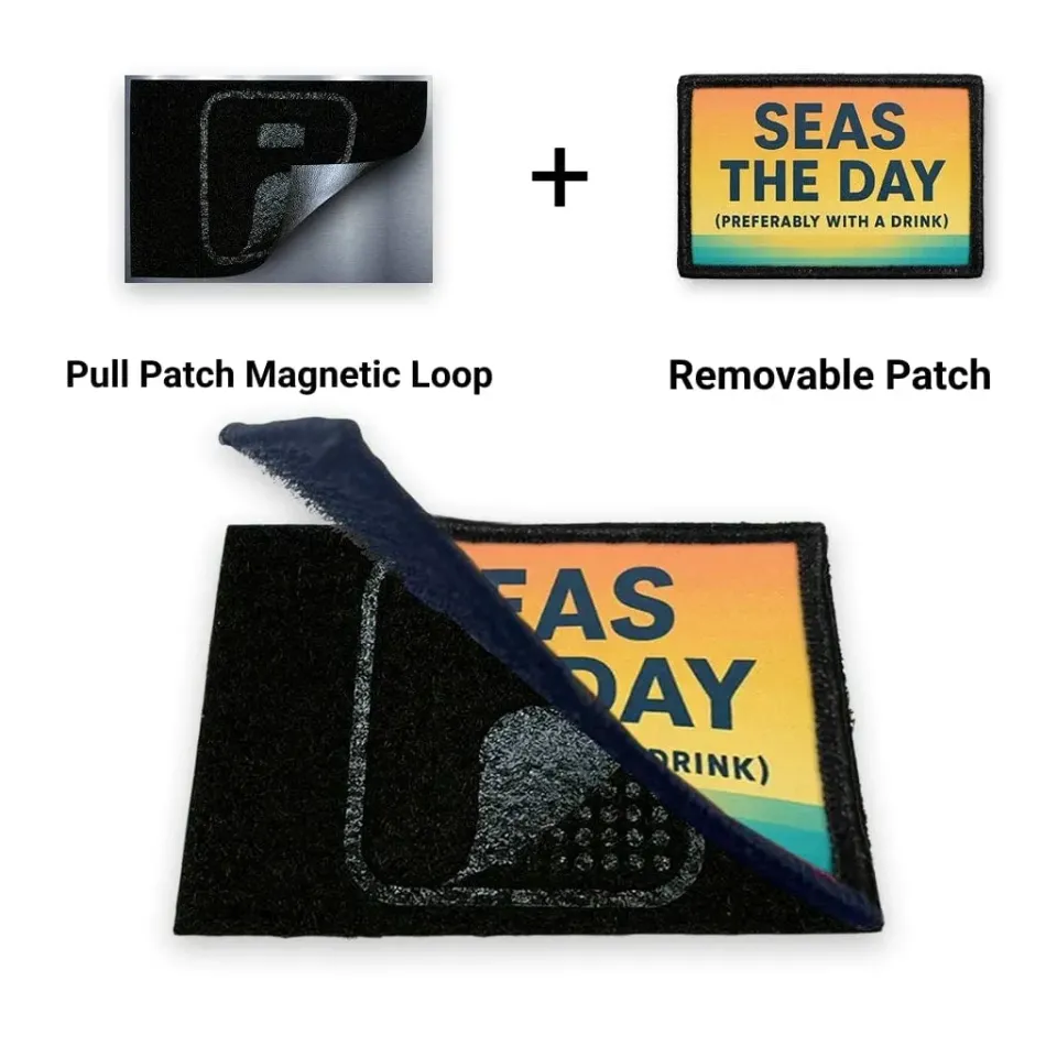 Pull Patch Seas the Day patch magnet cruise