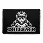 Pull Patch Dollface Creepy Doll patch med velcro