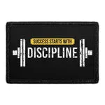 Pull Patch Success Starts With Discipline velcro patch