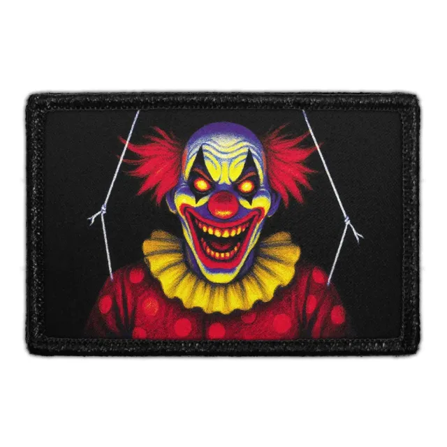Pull Patch The Marionette patch med velcro – klovn 76 mm