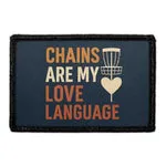 Pull Patch Chains Love Language patch med velcro