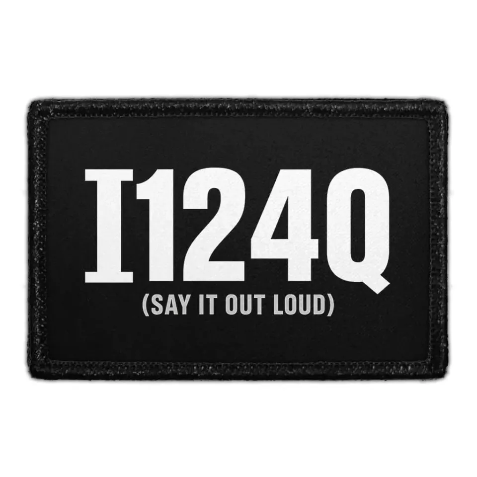 Pull Patch I124Q patch 3x2 velcro sjov tekst