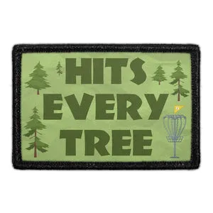Pull Patch Disc Golf Hits Every Tree patch 3x2