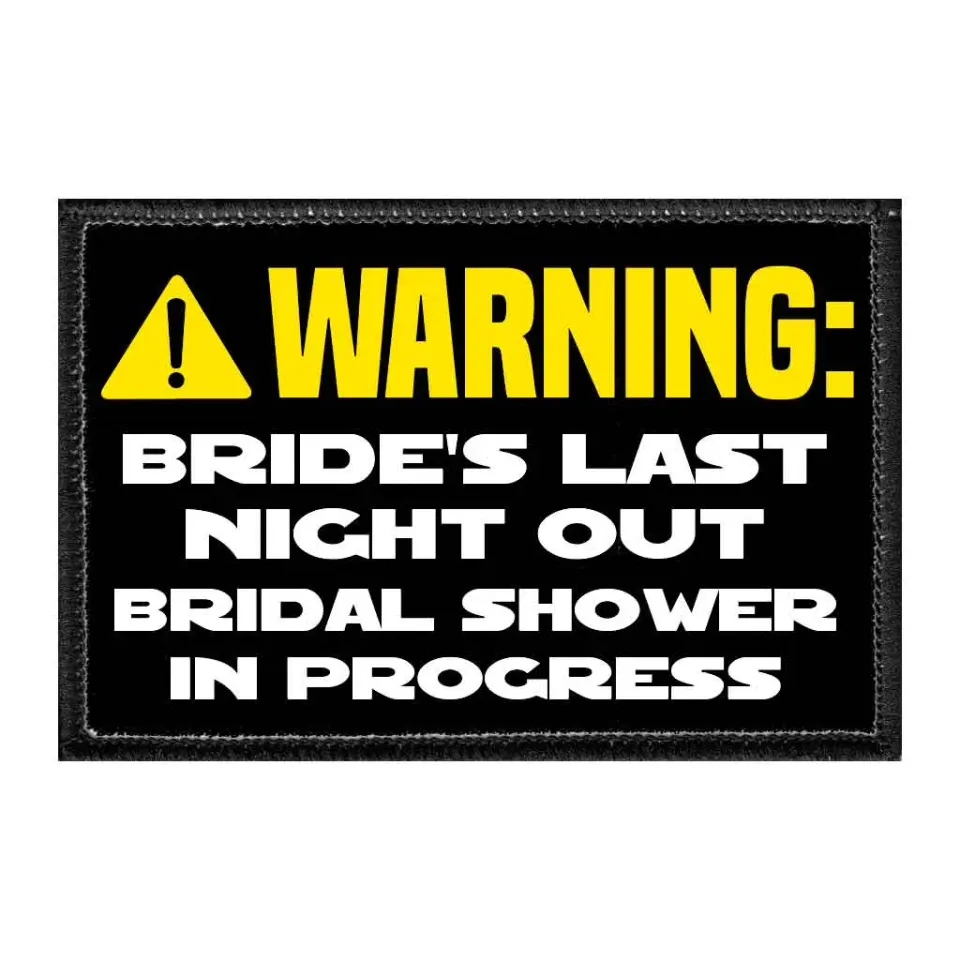 Pull Patch Bride's Last Night Out patch velcro brud