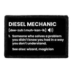 Pull Patch Diesel Mechanic velcromærke 76x51 mm