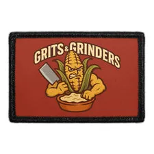 Pull Patch Grits & Grinders patch med velcro 76x51 mm