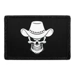 Pull Patch Skull With Hat patch 1 stk med hat-kranie
